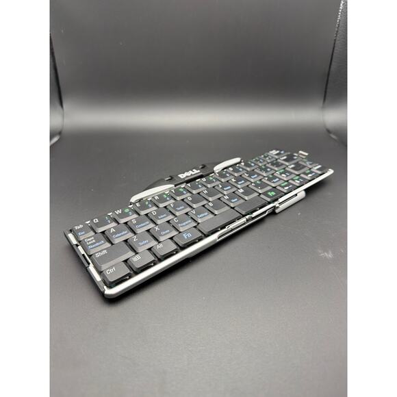 Dell Pocket AXIM Portable Folding Bluetooth Keyboard XTBT01 Tested Working - Picture 8 of 9